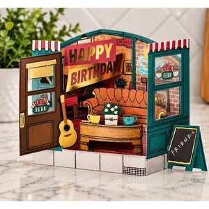 Tv Show Friends Pop-Up Birthday Card New Central Perk 3D Friends Decor